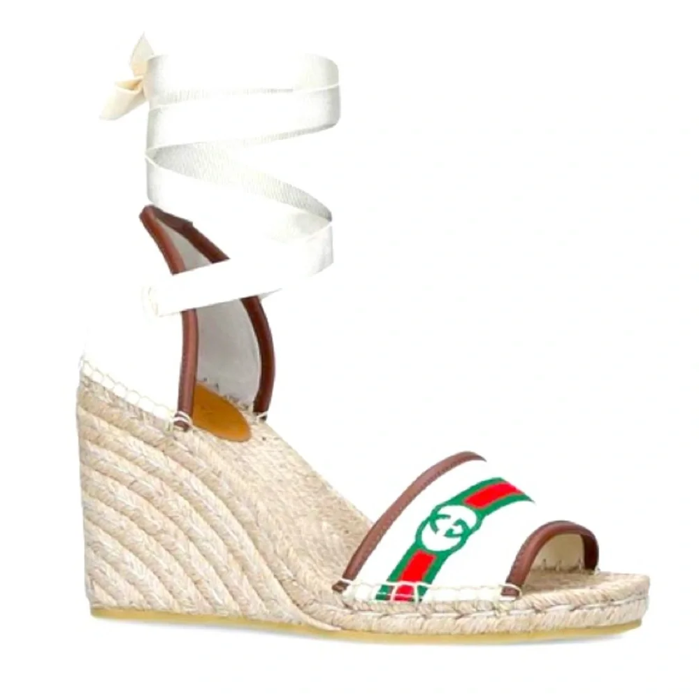 Gucci Espadrilles Sandals NEW - Picture 1 of 12